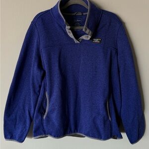 L.L. Bean Blue Crew Neck Sweatshirt